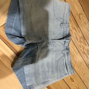 Levi's Light Wash Denim Shorts